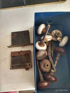 lot 488 image: Vintage Knobs & Door Parts