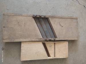 lot 496 image: Two Antique Slicers, 26 and 16.5 Long