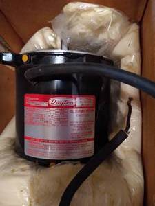 lot 592 image: Dayton Oil Burner Motor w Original Box