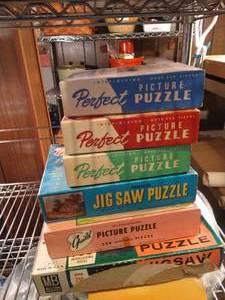lot 610 image: Six Jigsaw Puzzles
