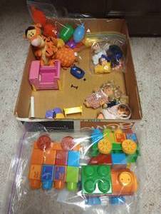 lot 650 image: Toddler Toy Lot- Duplo ABC Train, Tiny Dolls, Etc