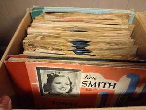 lot 654 image: Large Lot of 78s Records