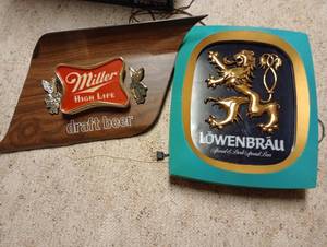 lot 667 image: Two Liquor Signs