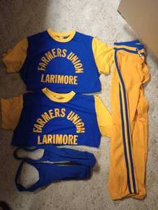 lot 683 image: Larimore Base Ball Jerseys, Pants & Socks
