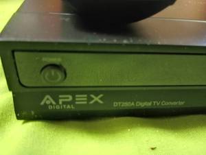 lot 694 image: Apex Digital TV Converter wRemote & Manual