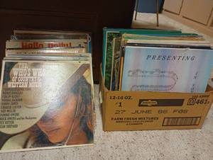 lot 707 image: Large Lot of LP Record Albums