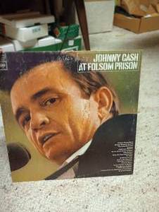 lot 708 image: Johnny Cash At Folsom Prison Record Album