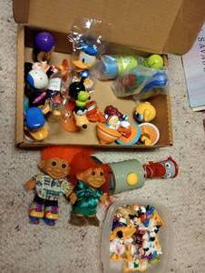 lot 714 image: Vintage Disney Toys, Happy Meal Toys, Trolls