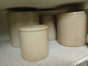 lot 751 image: Four Unmarked Crocks