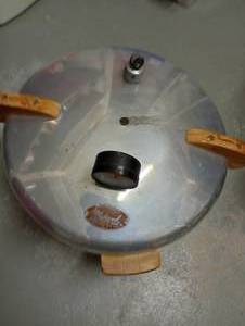 lot 759 image: Large National Pressure Cooker, Jar Rack, Cookbook