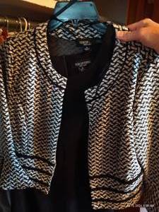 lot 767 image: Clothes Lot- Pendelton Sweater, Med Dress wTags, L-XL Sweaters, Sweatshirts, Coats & Jackets