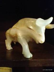 lot 779 image: Alabaster Bull