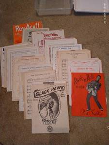 lot 814 image: Bin of Vintage Piano Music