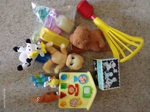 lot 846 image: Toddler Toys- Doll, Fisher Price, Sesame Street, Etc