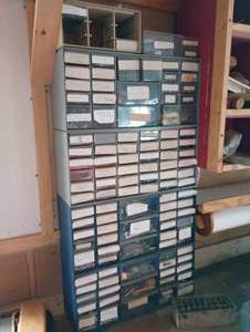 lot 886 image: Four Stackable Tool Organizer wContents