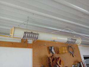 lot 920 image: Regent Hanging HighLow Shop Light