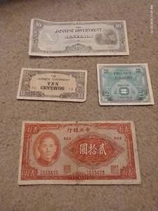 lot 935 image: (4) Vintage Foreign Currency Notes