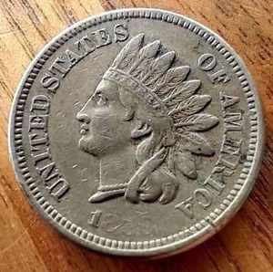 lot 962 image: 1859 Indian Head Penny - First Year