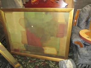 lot 289 image: Wall decor measuring 40 x 51...