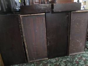 lot 343 image: Lot of 4 dressers showing signs of wear. Top is 48 22