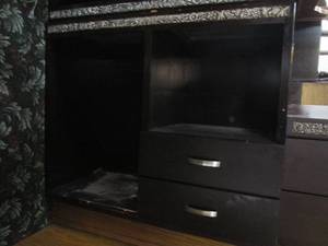 lot 344 image: Lot of 4 dressers showing signs of wear. Top is 48 22