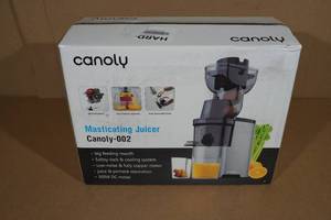 lot 11 image: Canoly Masticating Juicer with Big Mouth Feeding Tube