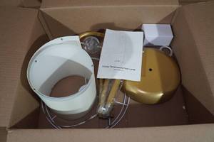 lot 29 image: Floor Lamp -Gold