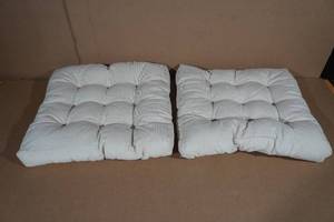 lot 51 image: 21 Square Chair Cushions