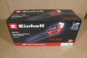 lot 89 image: Einhell 36V Turbo Cordless Leaf Blower -Tool Only