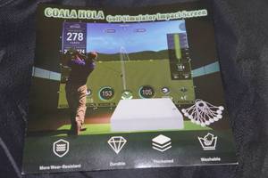 lot 101 image: Coala Hola Golf Simulator Impact Screen