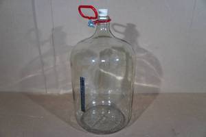 lot 126 image: Glass Carboy Jug with Handle