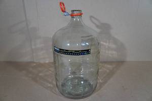 lot 127 image: Glass Carboy Jug with Handle