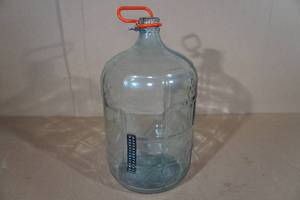 lot 130 image: Glass Carboy Jug with Handle
