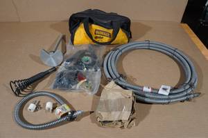 lot 207 image: Drain Cleaning Cable and Accessories