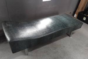 lot 181 image: 76 Black Lounging Couch