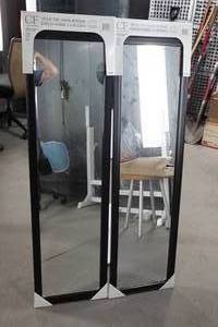 lot 195 image: 2 Over the Door Mirrors