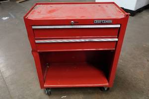 lot 287 image: Craftsman 2-Drawer Rolling Toolbox