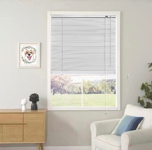 lot 26 image: Mini Blinds for 47.5Wx64H Window -White