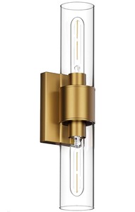 lot 235 image: Bathroom Gold Vanity LightWall Sconce