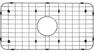 lot 252 image: Serene Valley Sink Bottom Grid 24-18x12-58 Centered Drain