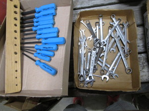 Combo Wrenches, Screwdrivers