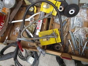 Tools, Hack Saw, Caulk Gun, Hardware