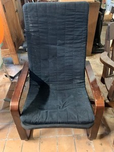 lot 79 image: Chair, office chair and rocker