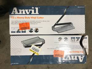 Lot of 12 in. Luxury Vinyl Tile (LVT) Cutter  Customer Returns See Pictures