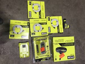 Lot of Assorted Ryobi  Hardware Items Various Models and Conditions Customer Returns See Pictures