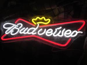 lot 32 image: (CNTR) Budweiser USB Lightup Sign 18 x 7