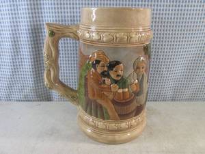 lot 33 image: (FS) Large Ceramic Stein Mug 12 14 H x 8 W