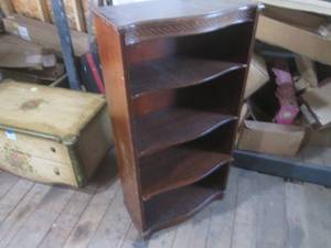 lot 115 image: (HG) Wood Bookshelf - 49 H x 24 12 W x 12 D