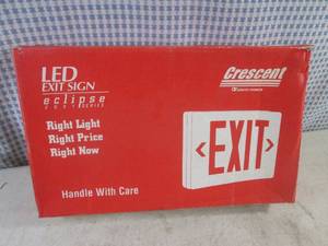 lot 58 image: (CSB) LED Exit Sign ...