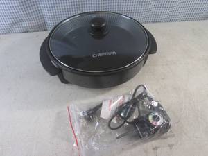 lot 59 image: (BSB) Chefman Electric Skillet